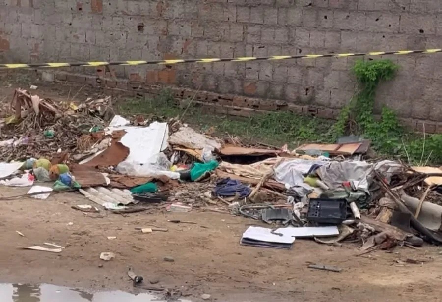 Catadores encontram feto em lixo na cidade de Parnamirim