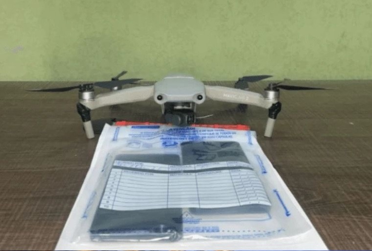 Drone é abatido ao tentar jogar celulares dentro de presídio
