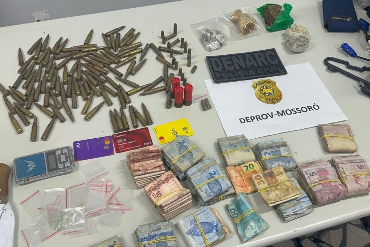 Suspeito de tráfico, organização criminosa e triplo homicídio é preso em operação no RN