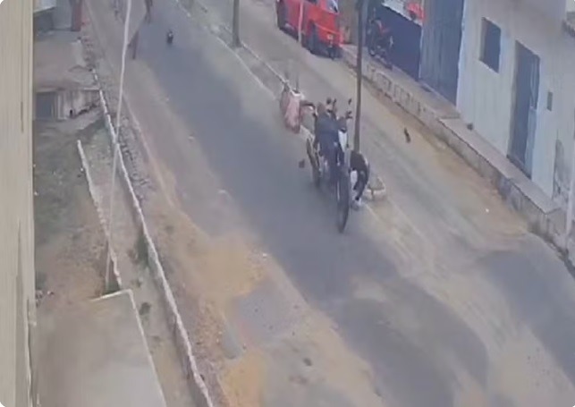 Homem morre ao cair de moto e bater cabeça em meio-fio no interior do RN
