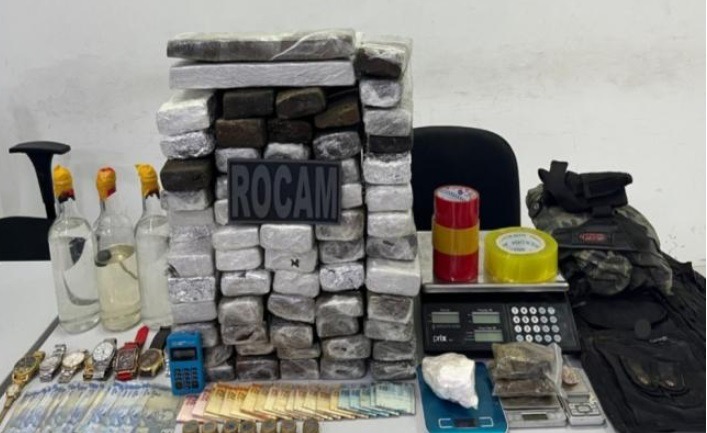 ROCAM prende dois homens com 72 quilos de maconha em Pirangi do Norte