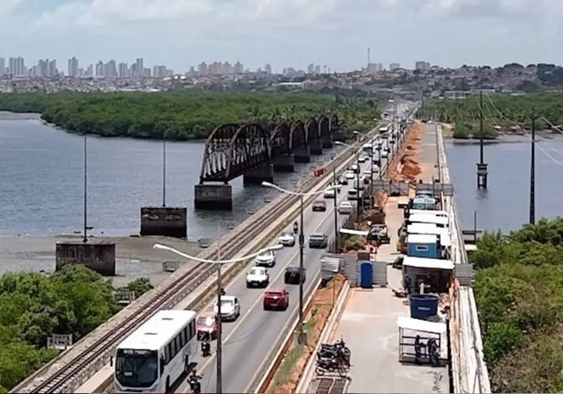 Obra na Ponte de Igapó tem conclusão prevista para maio, segundo DNIT