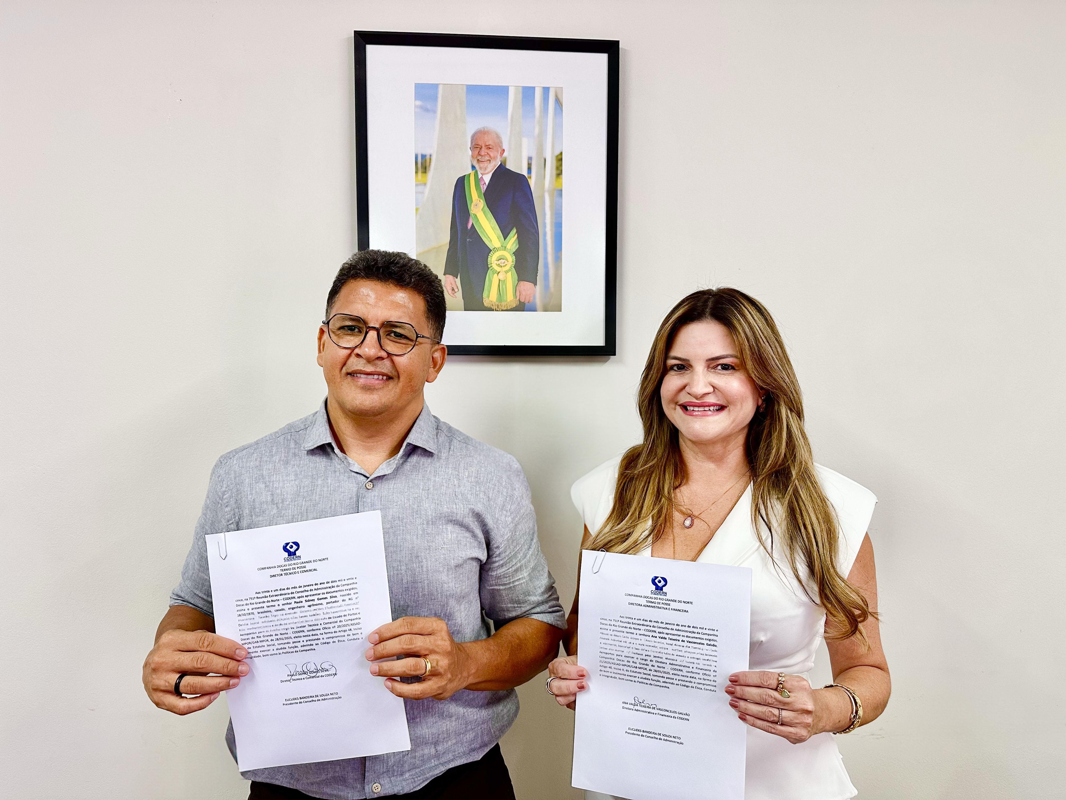 Novos diretores da CODERN são empossados pelo Conselho de Administração 