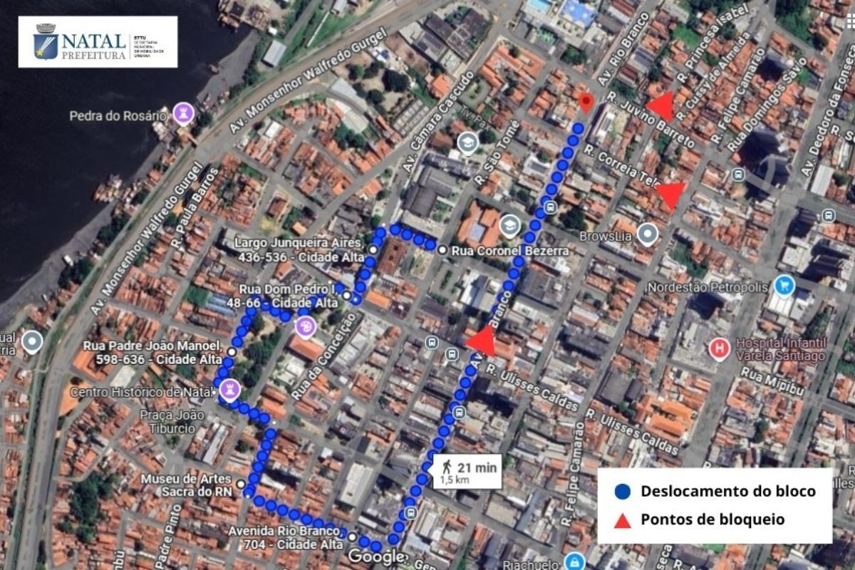 STTU define operação de trânsito para prévia carnavalesca na Av. Rio Branco