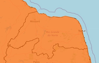 Inmet divulga alerta de chuvas intensas para todo RN; confira