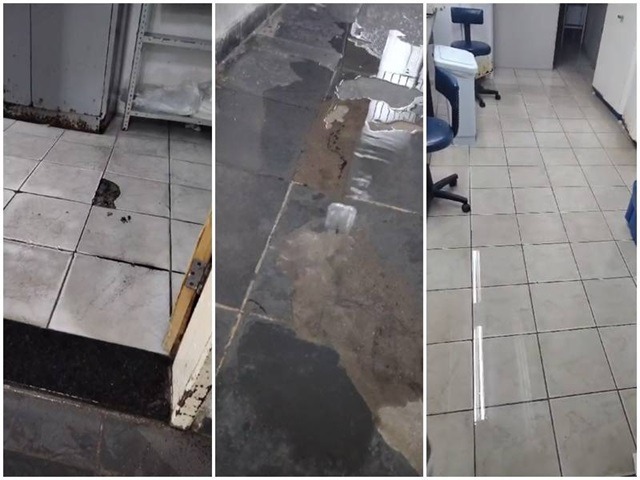 Laboratório do Hospital Maternidade Araken Pinto, em Natal, é interditado após fortes chuvas