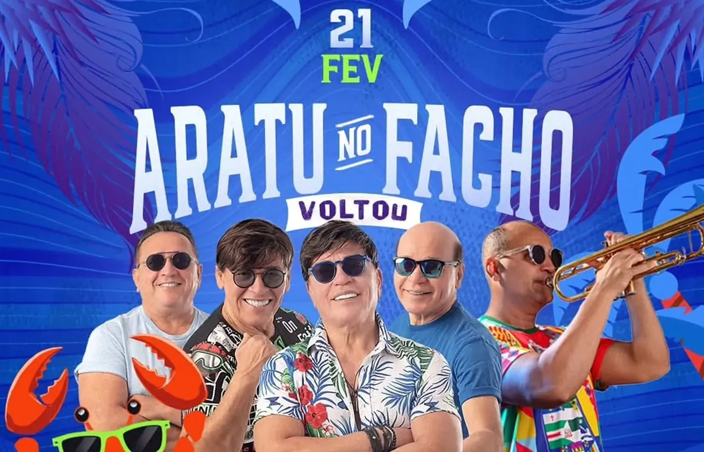 Bloco Aratu no Facho retorna a Praia de Tabatinga com show da banda Grafith