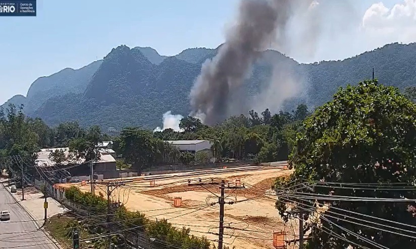 Incêndio no Projac afeta cidade cenográfica da novela Dona de Mim, da Globo