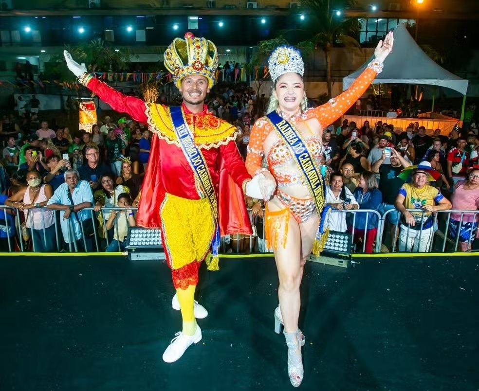 Rei e Rainha do Carnaval 2025 são escolhidos em Natal; veja quem são