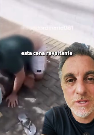 VÍDEO: Luciano Huck publica caso de motoentregador agredido em Natal e cria vaquinha para ajudá-lo