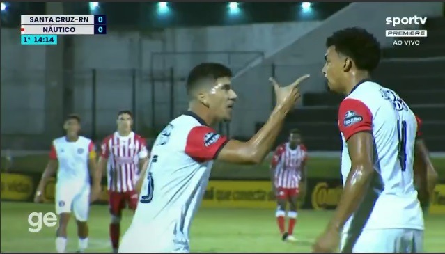 Santa Cruz de Natal é goleado pelo Náutico e cai na Copa do Brasil