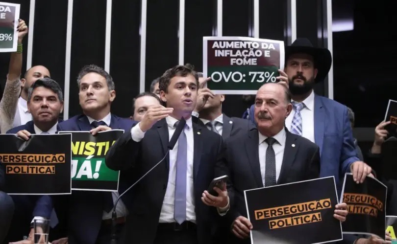 Nikolas: “Golpe é o vagabundo do Lula ser presidente; Golpe é meu ovo que está caro como o café e...