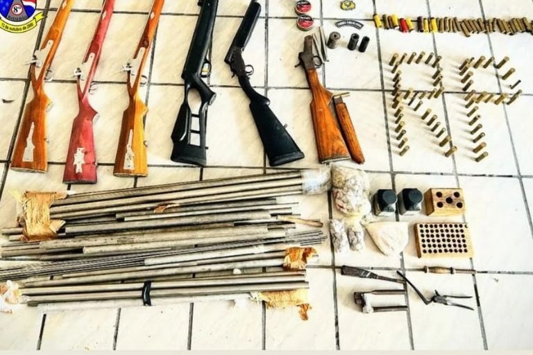 Homem que produzia armas e munições caseiras é preso no interior do RN