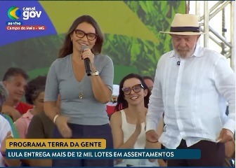 VÍDEO: Criticada, Janja discursa com Lula, chora e diz ter coragem