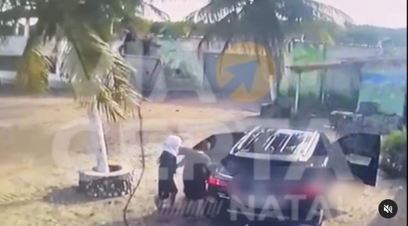 VÍDEO: Idoso é feito refém na saída de granja em Macaíba