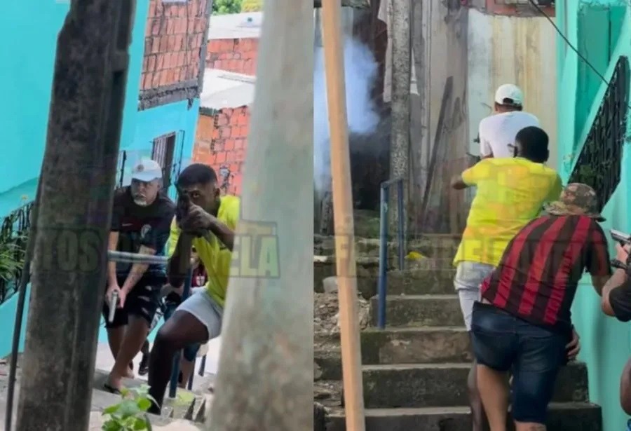 Atores são baleados em Salvador após PM confundi-los com bandidos armados durante gravação de filme