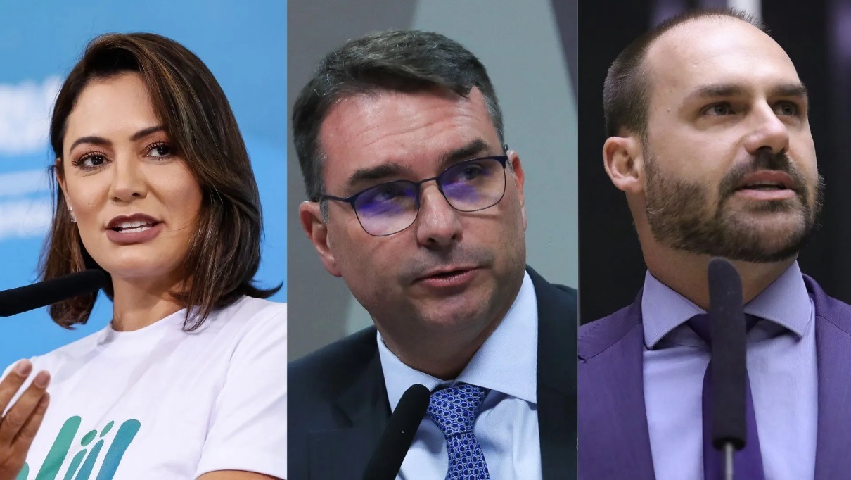 Eleições 2026: Bolsonaro quer Michele, Flávio e Eduardo no Senado