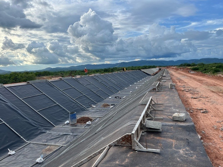 Obras do Ramal do Apodi avançam e já chegam a 72% de conclusão