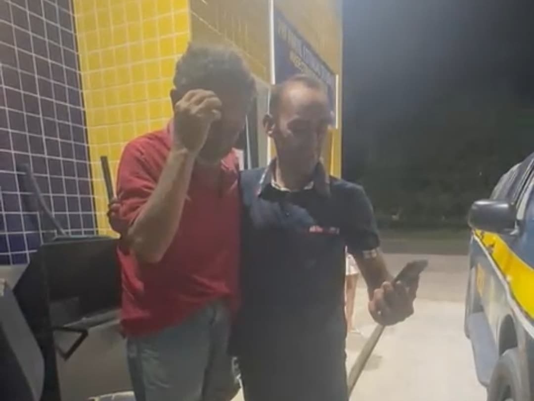 VÍDEO: PRF resgata idoso na BR-101 e promove reencontro com a família na Grande Natal