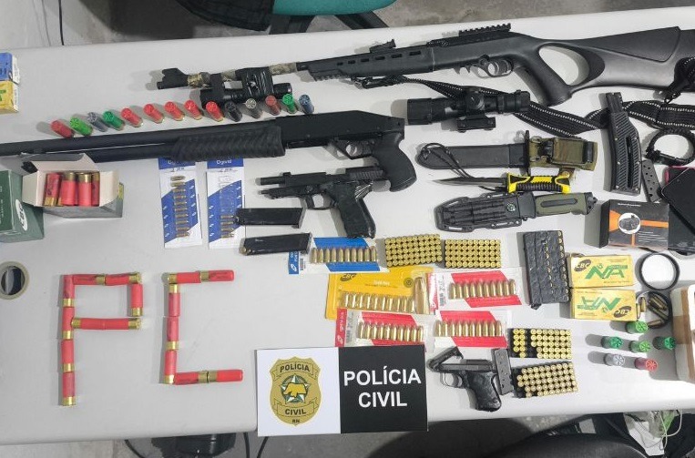Três homens fortemente armados são presos no interior do RN