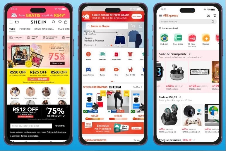 ICMS: Imposto sobre compras importadas on-line sobe no RN e outros nove estados a partir de terça-feira (1º)