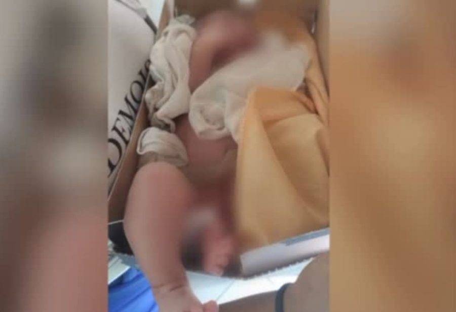 Recém-nascida é encontrada dentro de caixa de sapato na Grande Natal e é levada para UPA