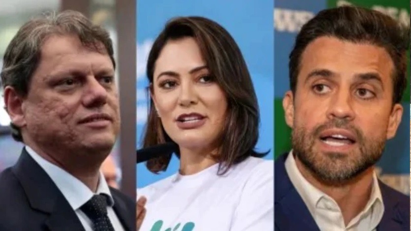 Quaest: sem Bolsonaro, eleitores preferem Tarcísio, Michelle e Marçal