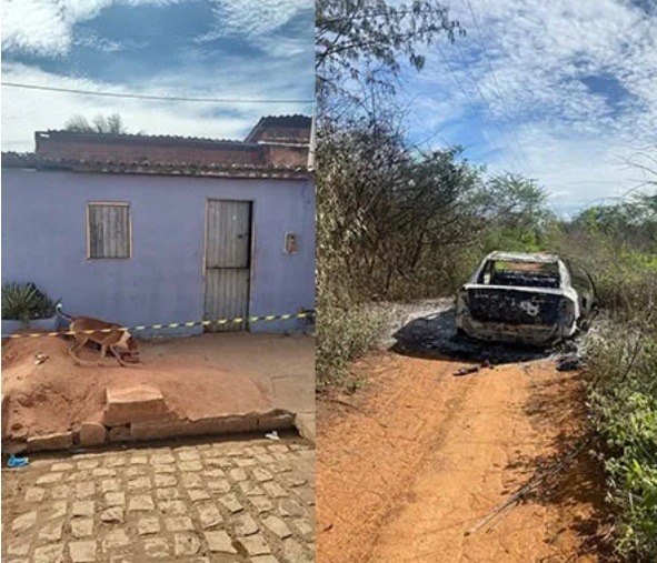 Conhecido como 'Periquito' é retirado de casa, assassinado a tiros e tem carro queimado no RN