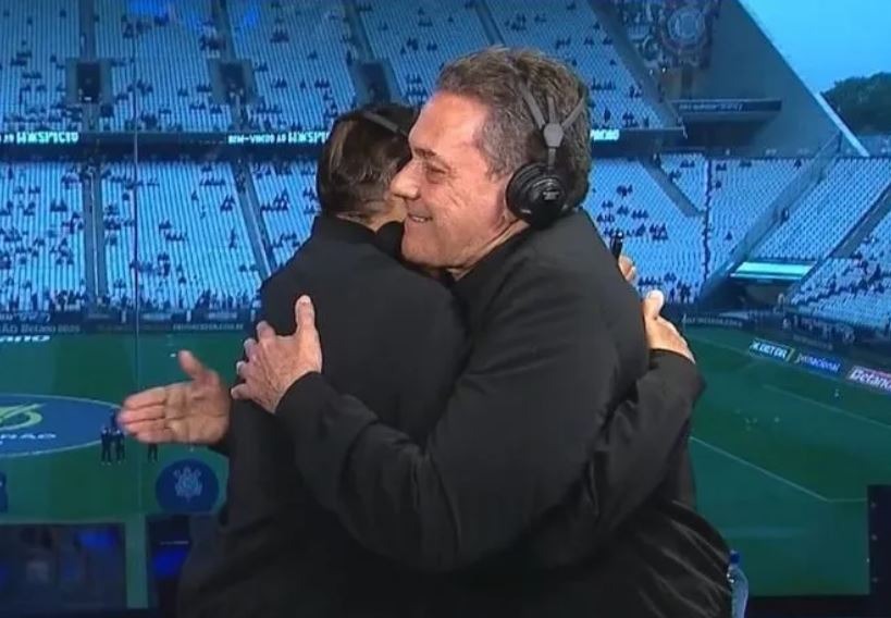 VÍDEO: Galvão Bueno e Luxemburgo falam palavrão em transmissão; assista