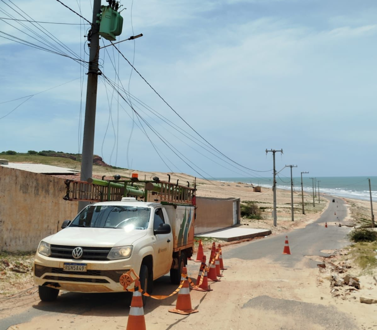 Criminosos furtam 2 quilômetros de cabos e deixam mais de 400 casas sem energia no RN