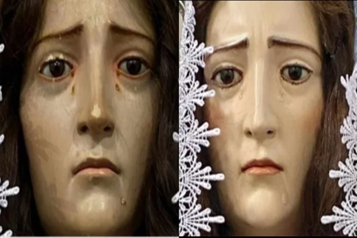 Imagem de Nossa Senhora após “harmonização facial” revolta fiéis