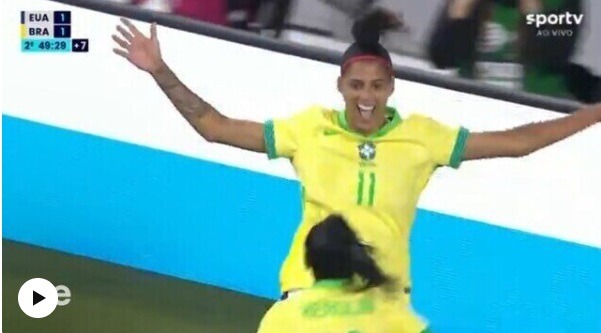 Seleção Feminina: Com gols nos acréscimos, Brasil vence EUA pela primeira vez na casa da rival