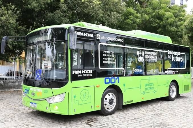 Natal inicia teste com ônibus elétrico de última geração a partir desta quarta-feira (16)