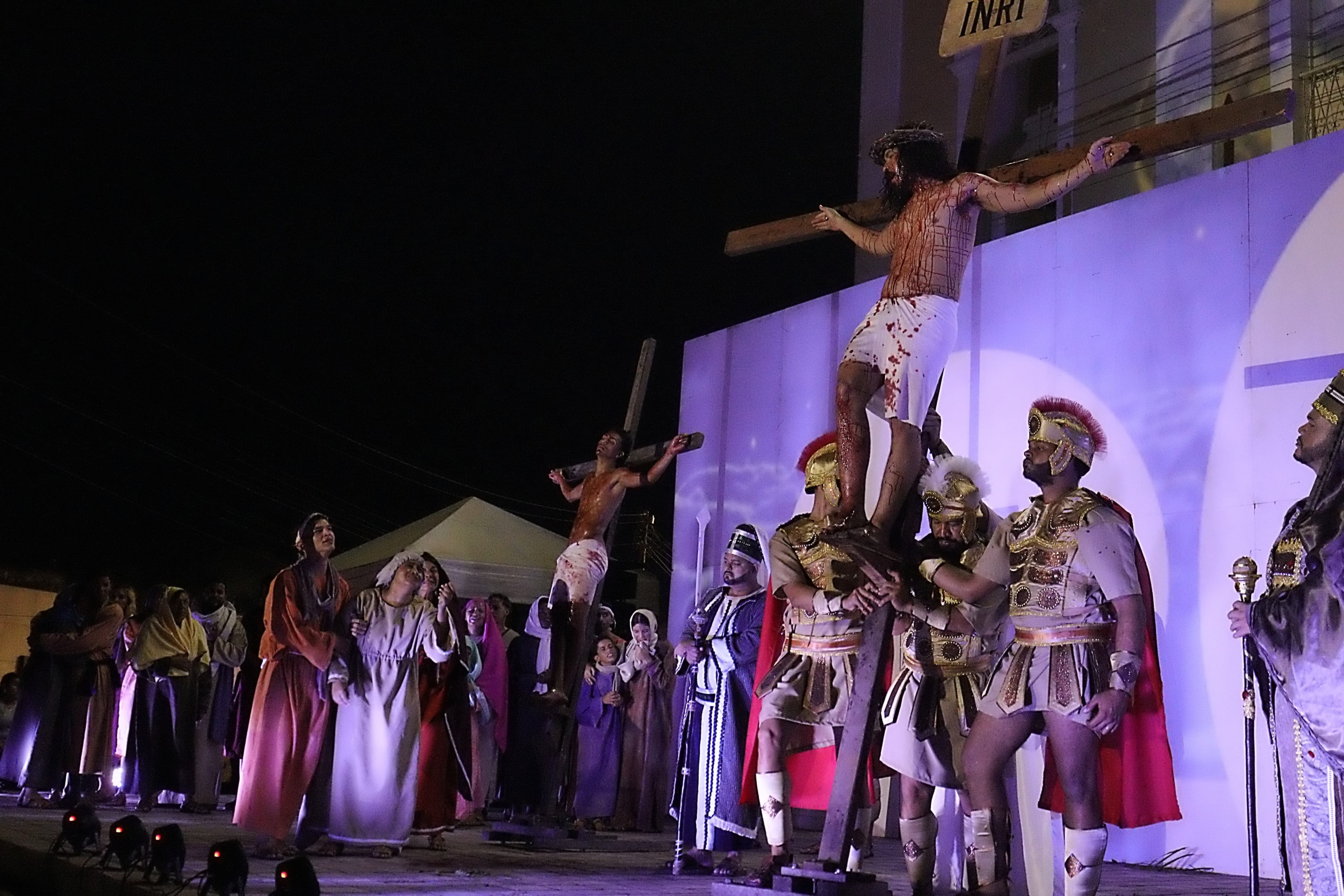 Paixão de Cristo 2025 atrai grande público em Macaíba