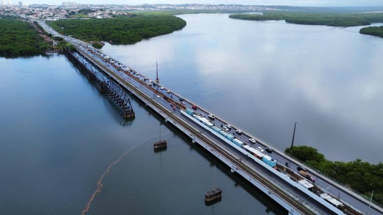 Dnit anuncia liberação de mais uma faixa da Ponte de Igapó na próxima segunda-feira