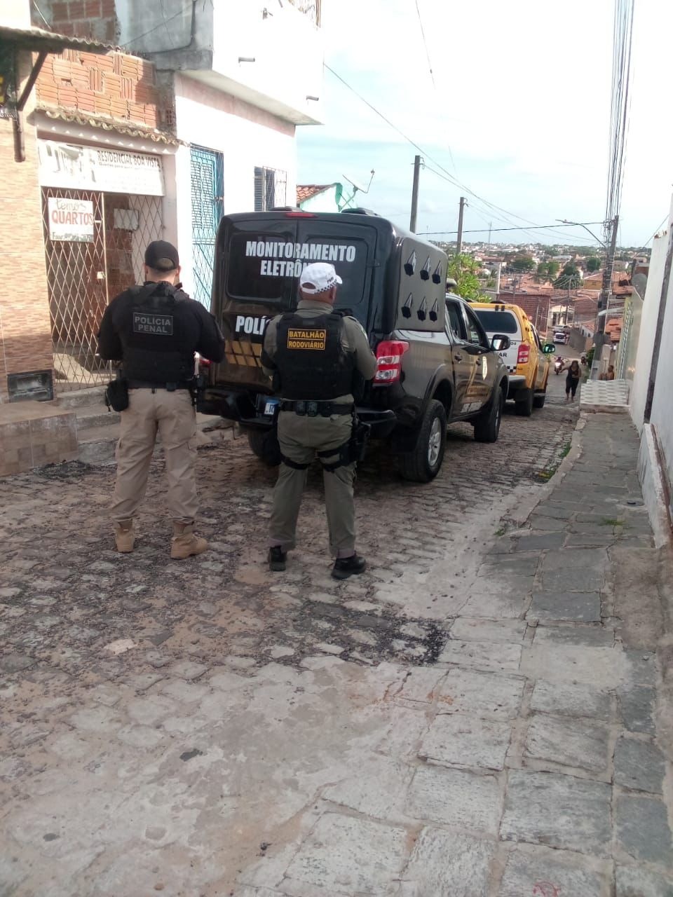 Ação conjunta do CPRE e Polícia Penal captura foragido da Justiça em Natal