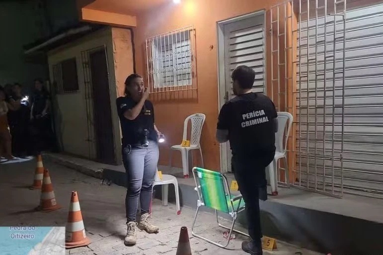 Vídeo mostra momento em que mulher morta no Passo da Pátria é atingida por tiro; ASSISTA