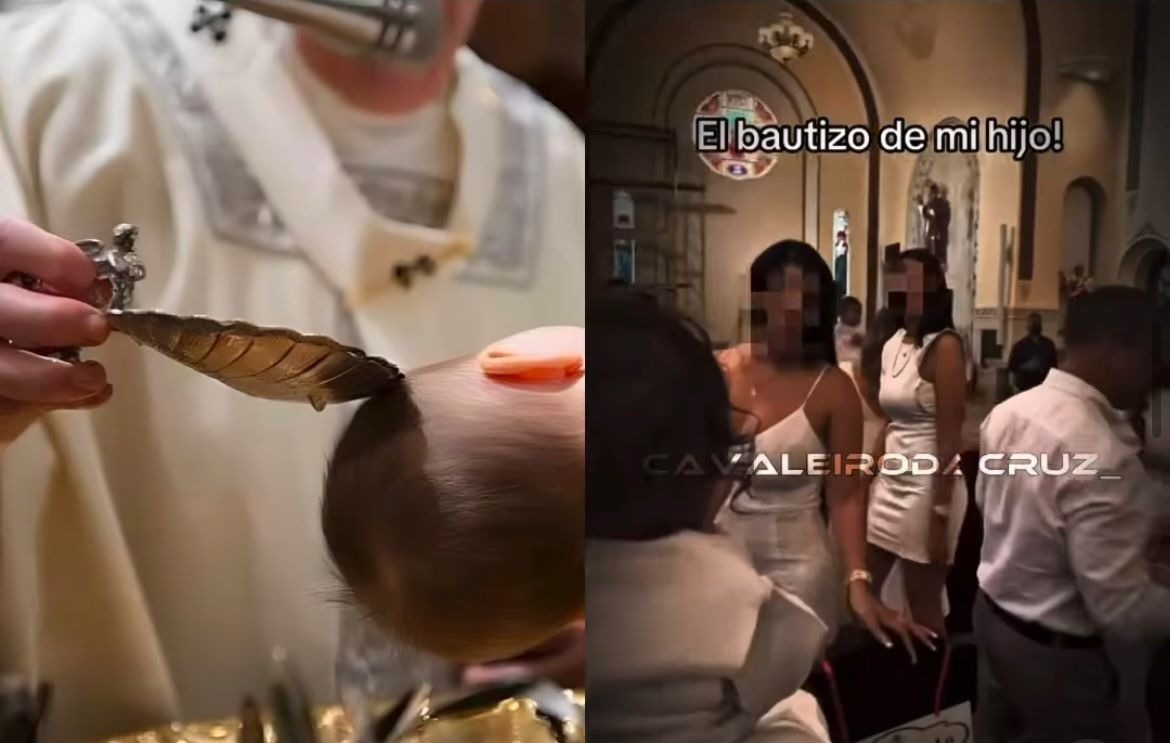 Vídeo: “Não estão na praia!”: padre interrompe batismo e detona roupas curtas de fiéis na igreja