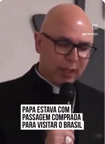 VÍDEO: novo papa estava de passagem comprada para terceira vinda ao Brasil