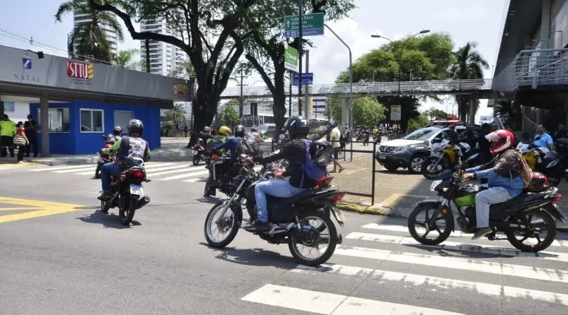 STTU: um a cada 5 motociclistas em Natal circula sem habilitação