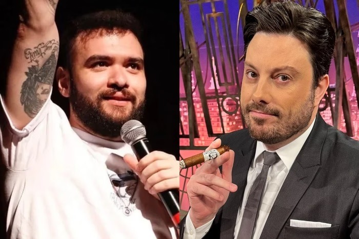 Humorista provoca e sugere que Danilo Gentili é usuário de drogas