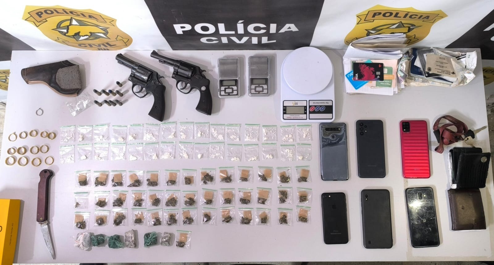 Facção criminosa usava casa como quartel do tráfico na Grande Natal