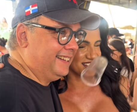 A vereadora Thabatta Pimenta é agredida durante festa de Santan’A, em Caicó RN