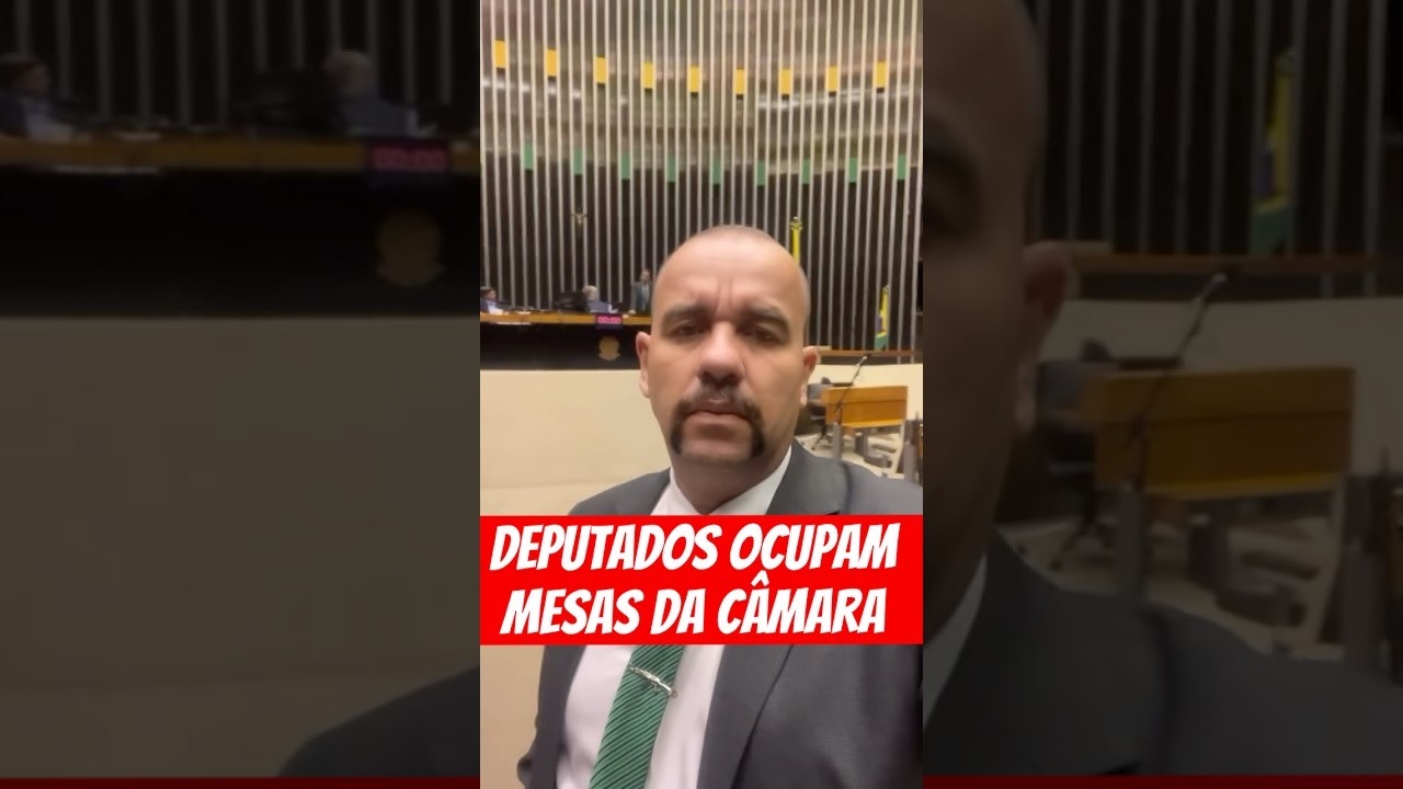 VÍDEO: Sargento Gonçalves mostra deputados madrugando na ocupação da mesa da Câmara