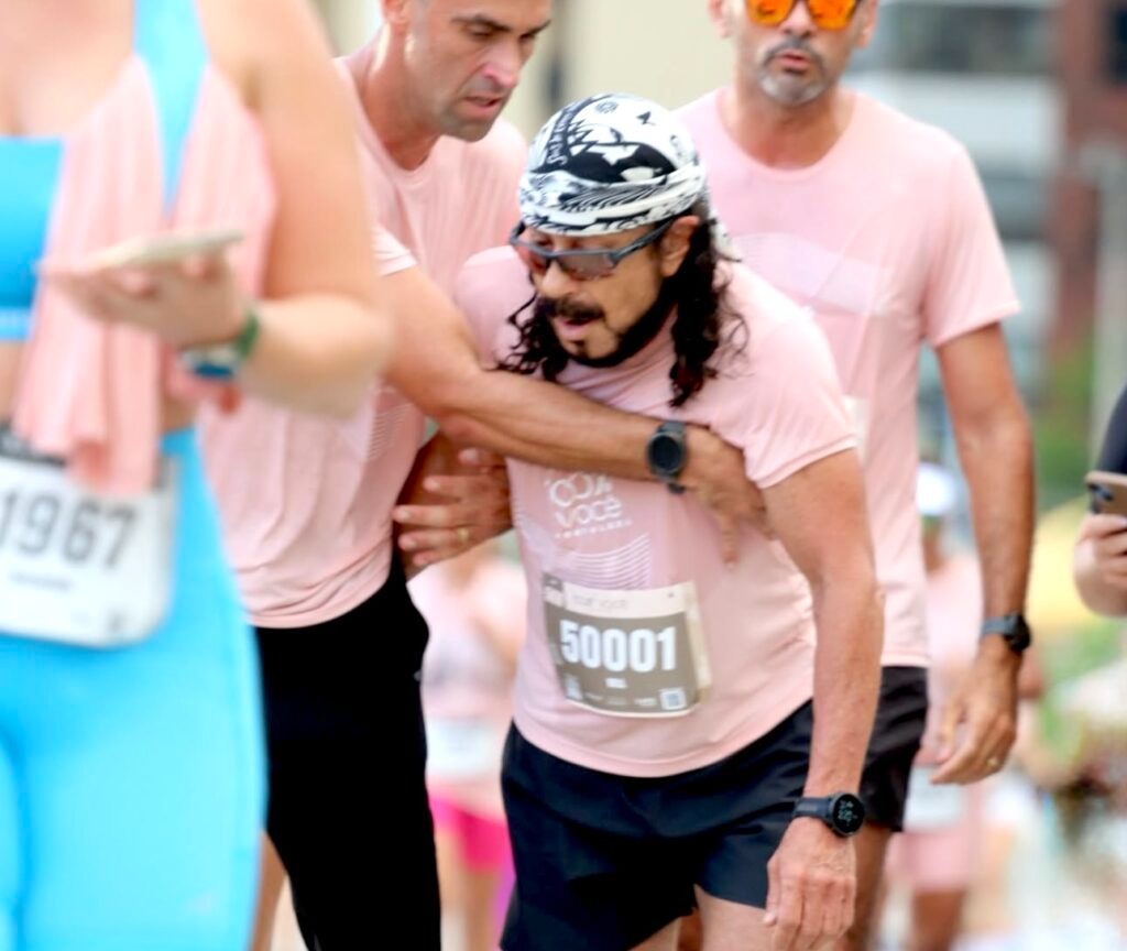 Bell Marques passa mal durante corrida e abandona prova do “100% Você” promovida pelo cantor