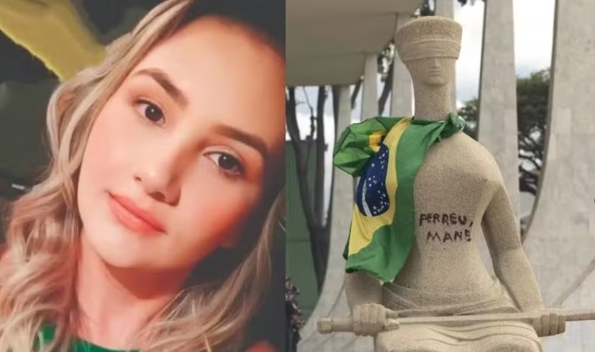 Moraes rejeita recurso e mantém condenação de ‘Débora do batom’