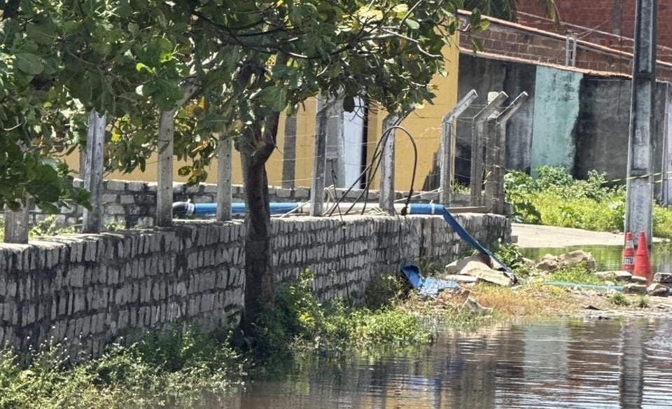 Bomba de drenagem volta a operar na Lagoa de Jardim Primavera após alagamentos
