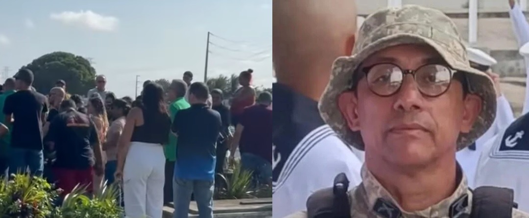 VÍDEO: Sepultamento do sargento Trindade é marcado por comoção em Natal