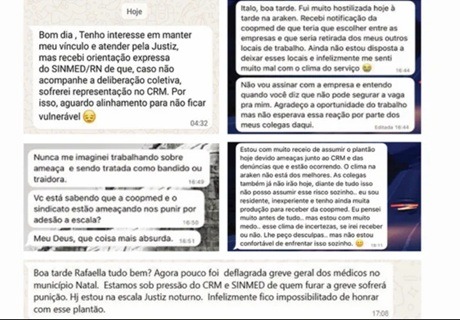 MP vai investigar denúncias sobre pressão de sindicato contra médicos em Natal