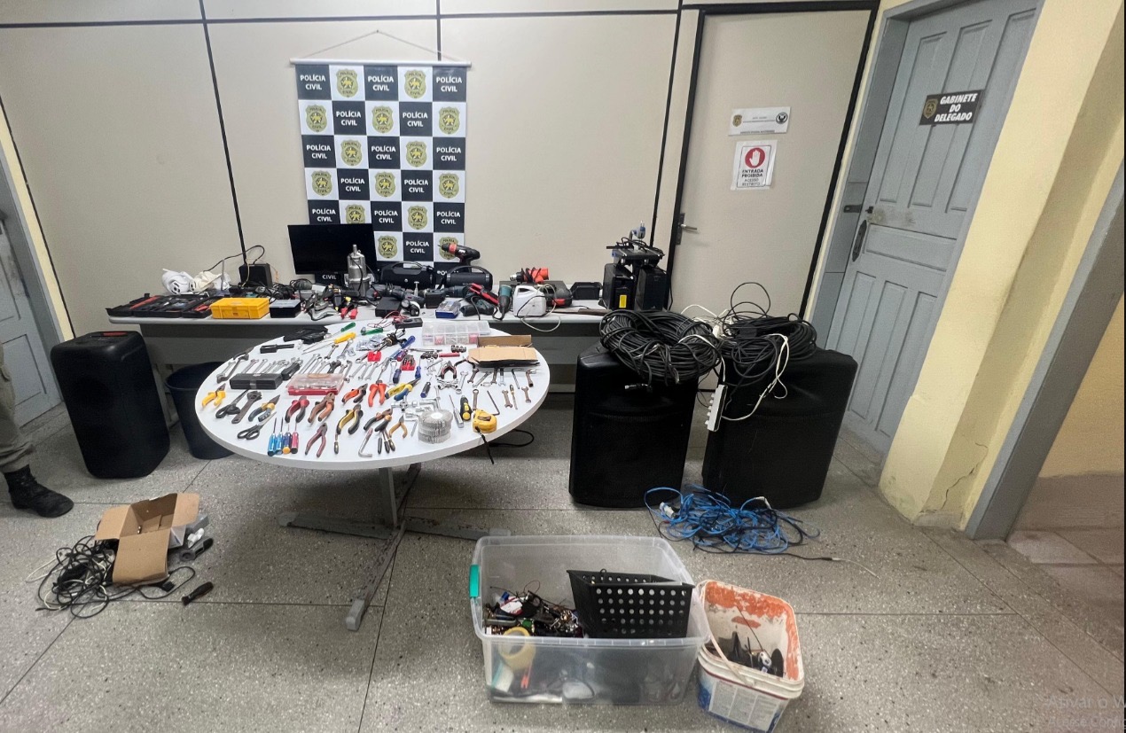 Suspeito de matar animal a tiros e furtar escolas é preso em Macaíba